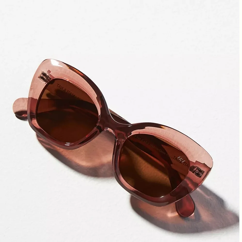 New Matt & Nat Rakel 2 Sunglasses Black/ Brown/ Yellow 5.5" Wide in Seal⦠- Picture 7 of 14